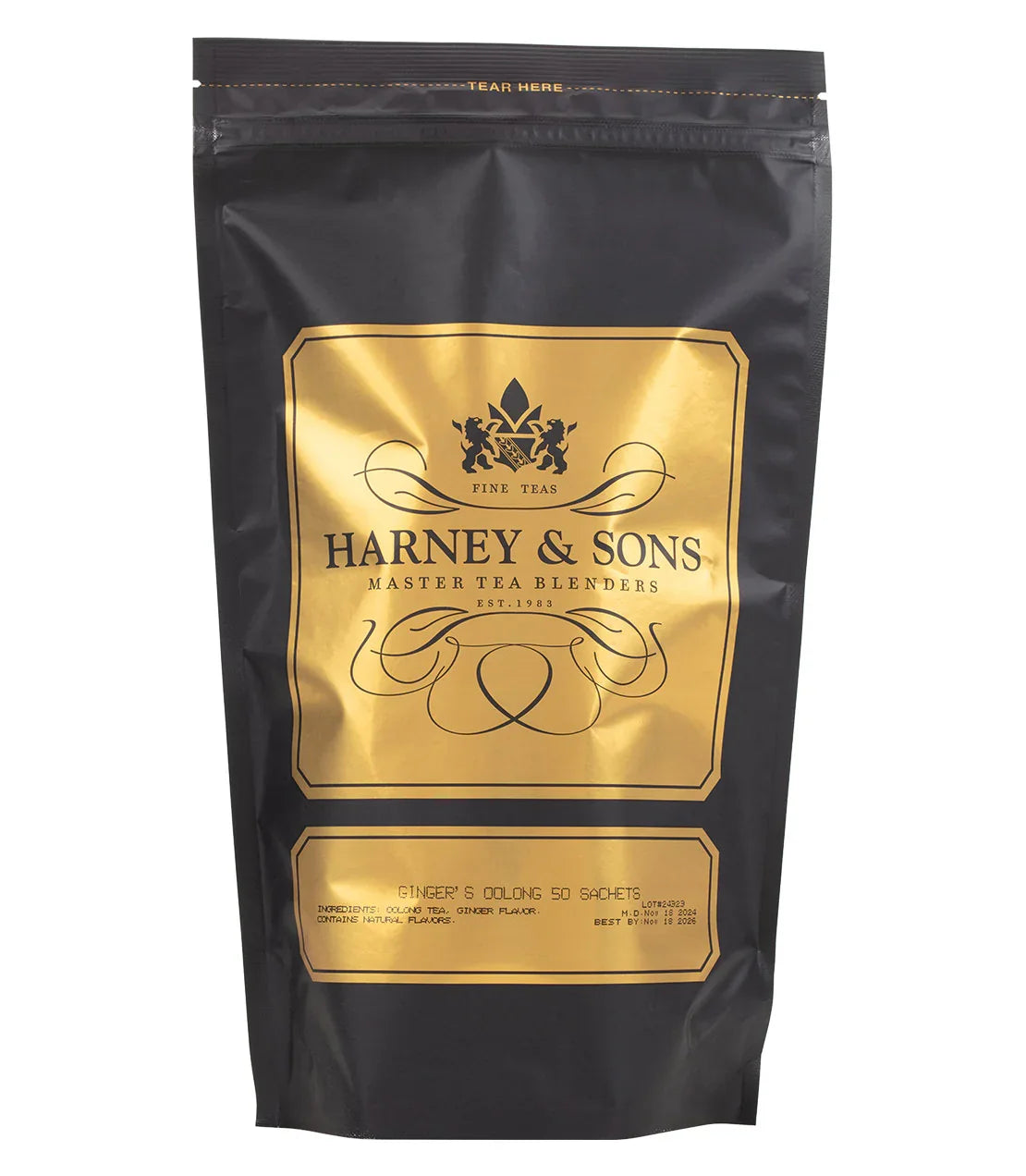 Ginger's Oolong, Bag of 50 Sachets